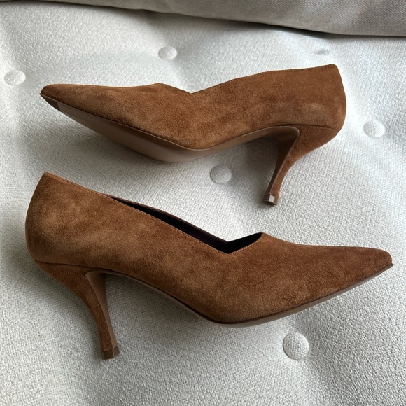 Brand new Dries Van Noten women’s tan suede heels shoes size 39 - Picture 8 of 11